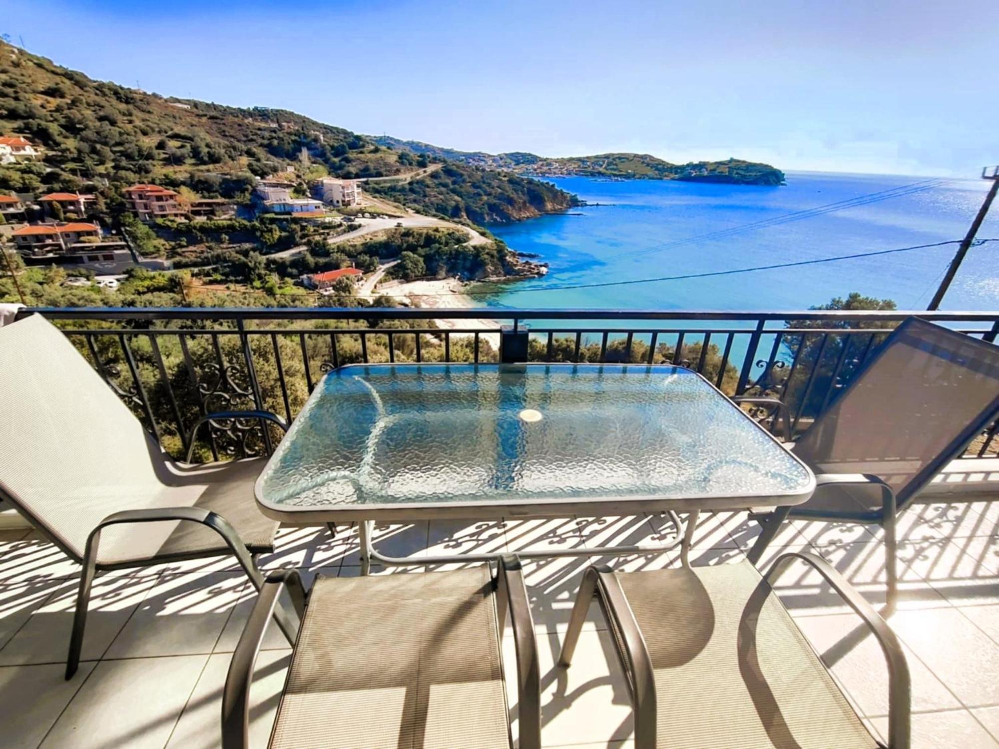 Aegean Beachfront Petriaí المظهر الخارجي الصورة